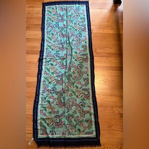 Talbots Multicolor Paisley Scarf